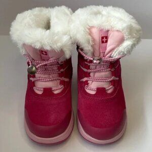 Swiss Tech Toddler Girls Winter Boots, Size 8 & 9 - New with Tags